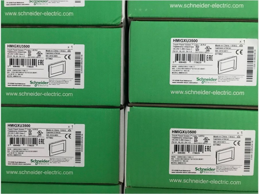 Schneider Hmigxu Series LCD Touch Screen HMI with Competitive Price (Model Hmigxu3512)