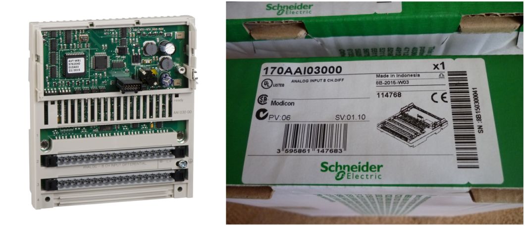 Power Supply Module Distributed Analog Input Modicon Momentum - 8 Input