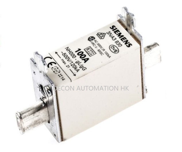 Siemens 100A 000 Nh Centred Tag 3na7 803 Fuse