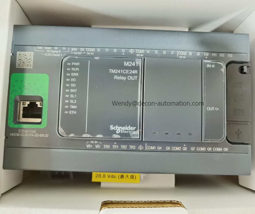 Hot Sale Schneider Programmable Logic Controller TM241ce24r
