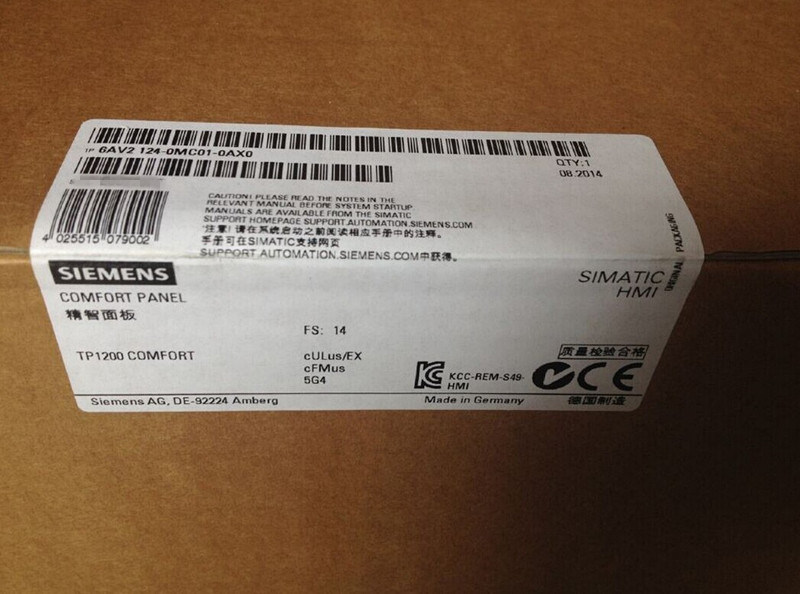 Kp1200 Comfort Panel 6AV2124-0mc01-0ax0 HMI