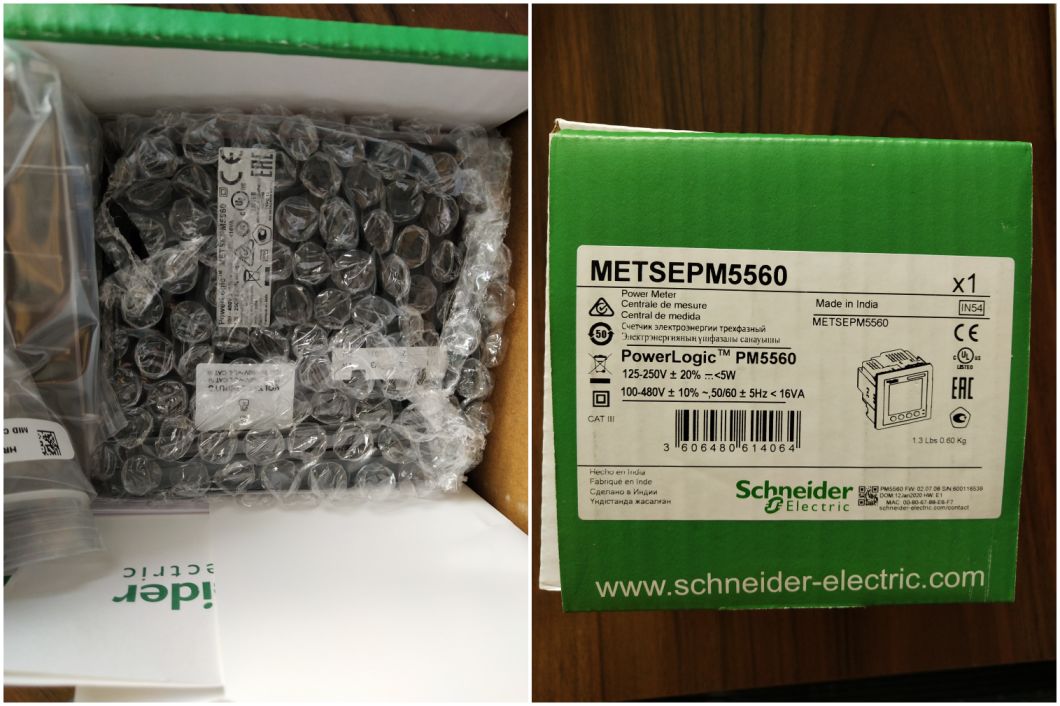 Pm5560 Meter, 2 Ethernet, up to 63th H, 1, 1m 4di/2do 52 Alarms, Electric Energy Meter