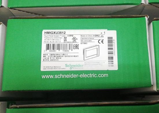 Schneider LCD Touch Screen Panel Hmigxu3512with Power Supply Connector