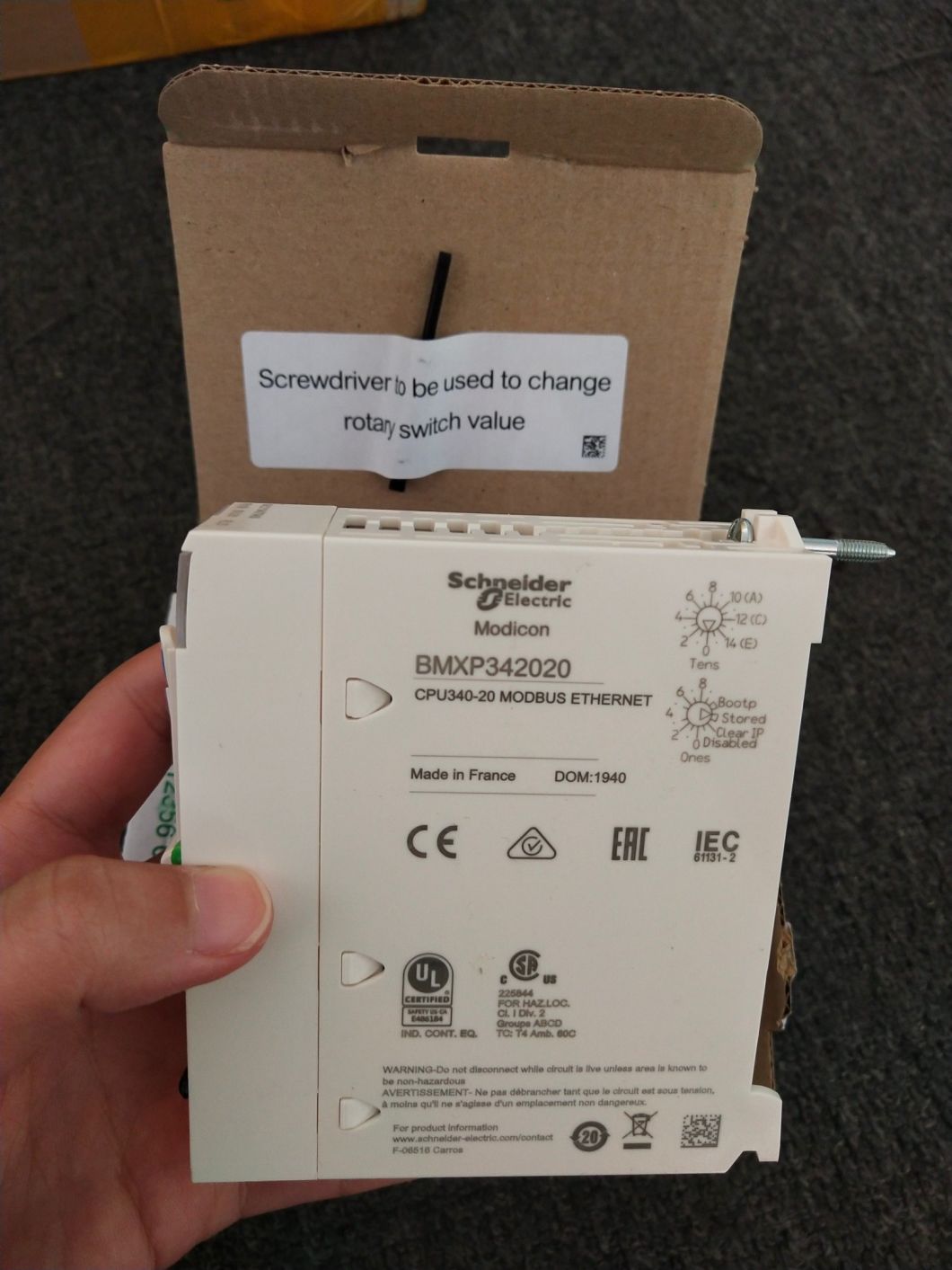 Decon Schneider Modicon M340 Bmxp342020 PLC Module