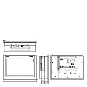 Siemens Simatic HMI Tp1200 Comfort (6AV2124-0MC01-0AX0)