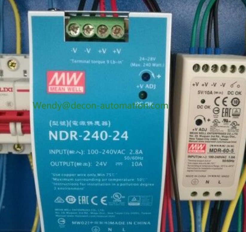 Mean Well DIN Rail Power Supplies Ndr-240-24
