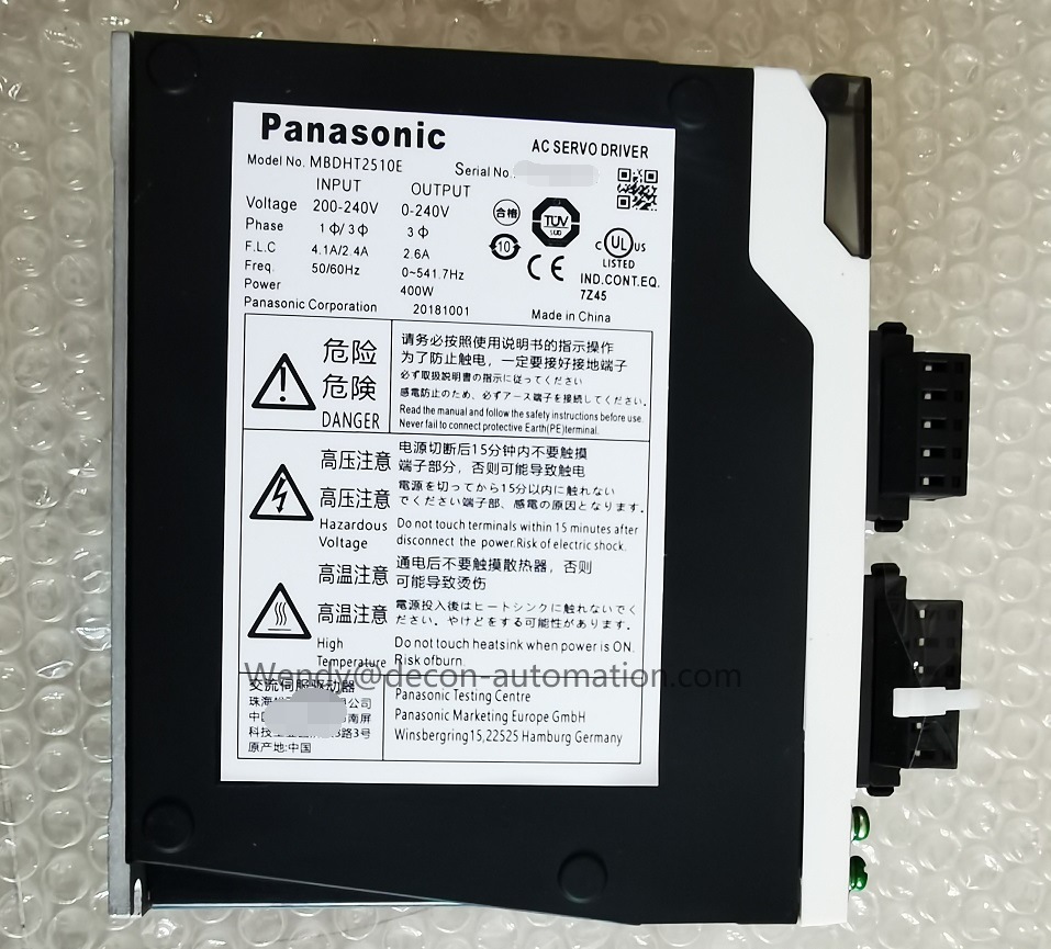 AC Servo Motor Driver Mbdht2510e Panasonic AC Inverter
