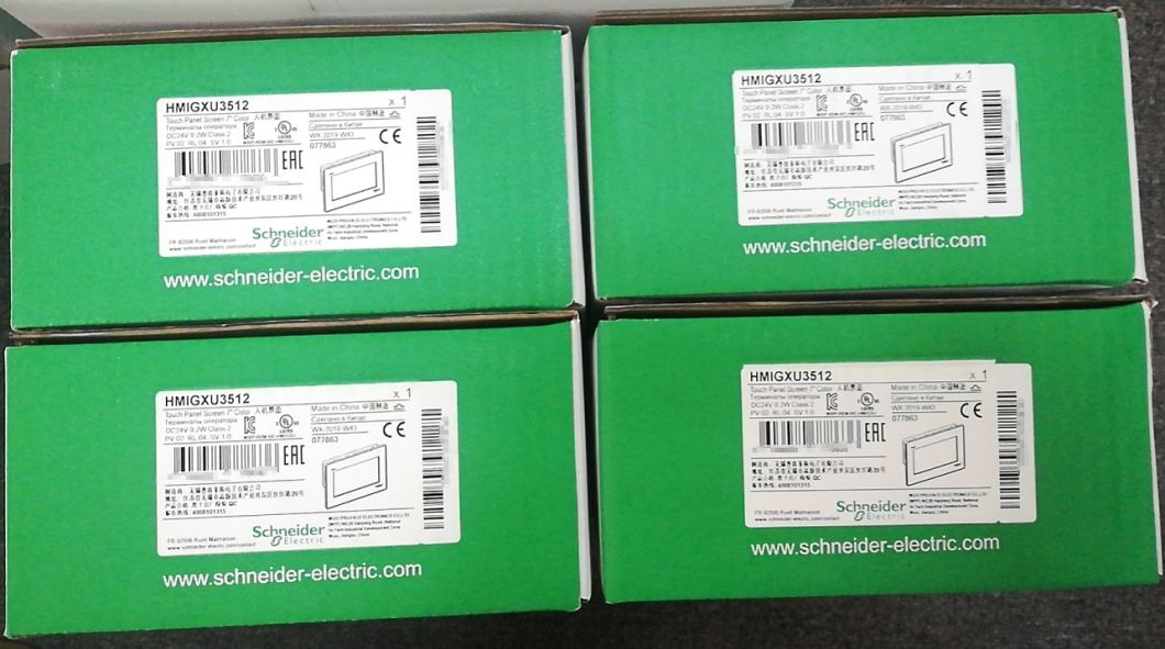 Schneider LCD Touch Screen Panel Hmigxu3512with Power Supply Connector