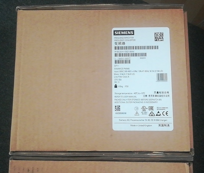 Motor 5, 5kw Power Supply Frequency Converter 6SL3210-1se21-8AA0