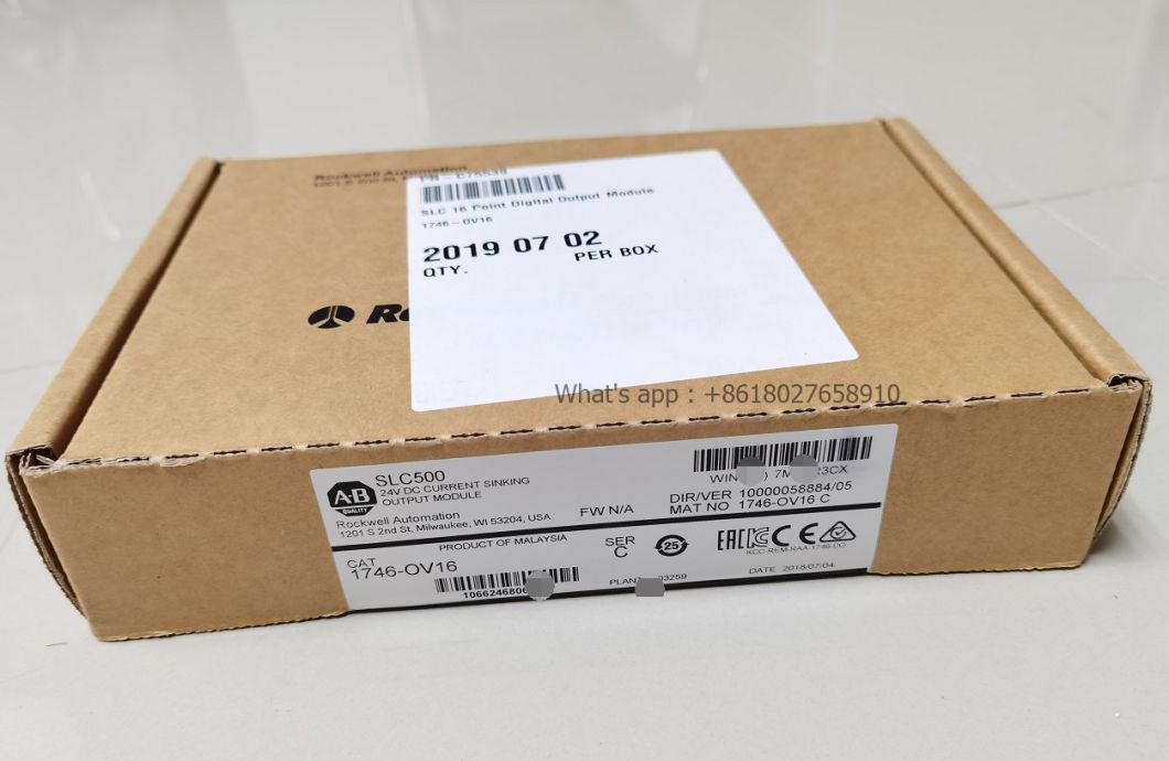 16 Channel Output Module SLC 500 1746-Ov16 for Programmable Controller