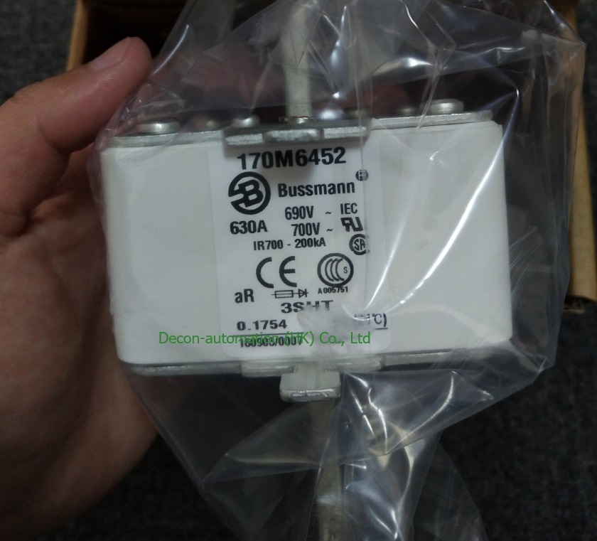 Original Bussmann / Eaton 170m6452 Fuse with 630A 690V