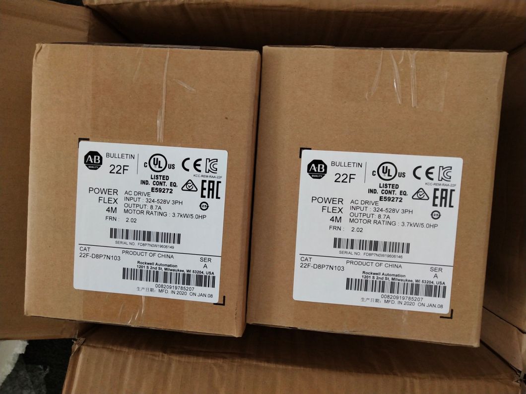 Rockwell Allen Bradley Powerflex4m AC Drive, 480VAC, 3pH