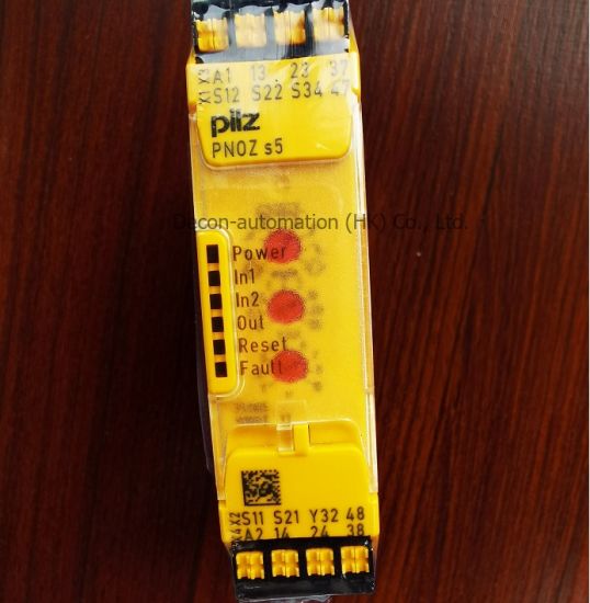 Decon Pilz 751105/750105 Safety Relay for Time Monitoring