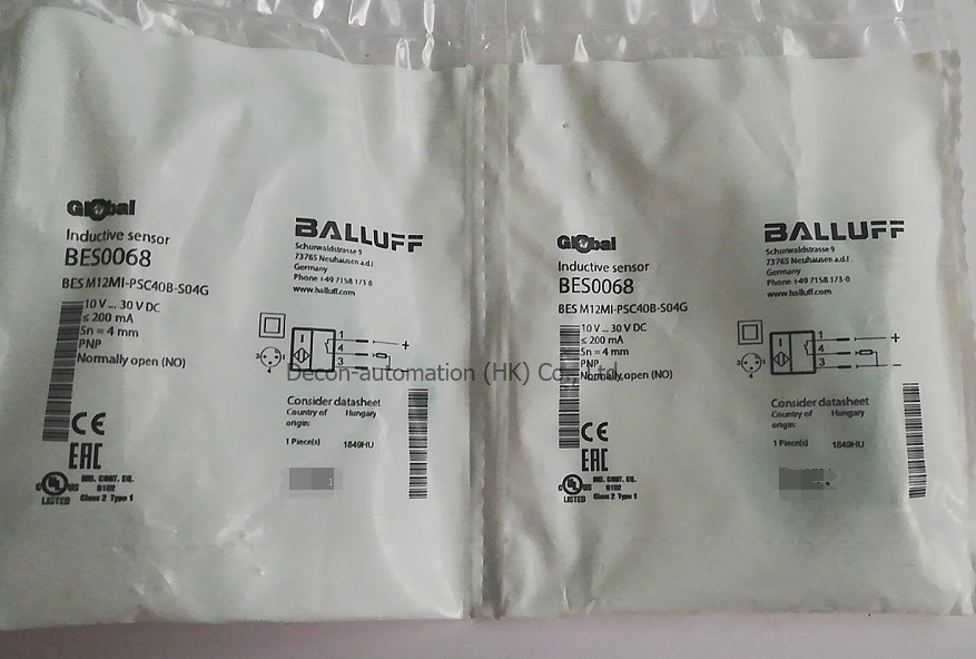 Decon Bes M12mi-Psc40b-S04G Inductive Sensors Bes0068 by Balluff