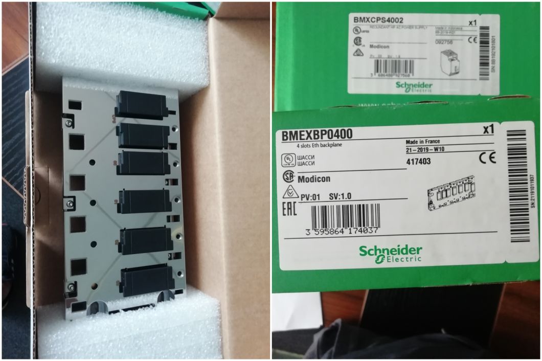 Schneider 4 Bus X + Ethernet I/O Module PLC Bmexbp0400