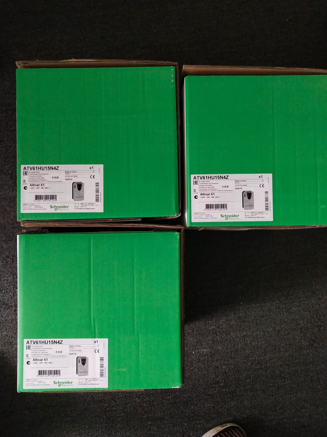 Altivar ATV61hu15n4z Variable Speed Drive Inverter 1.5kw by Schneider Electric