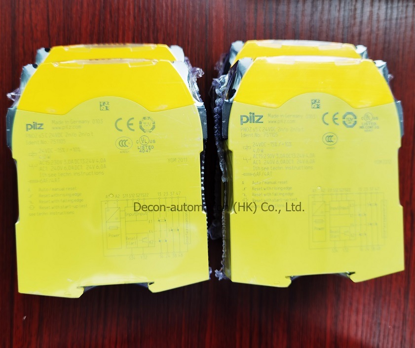 Decon Pilz 751105/750105 Safety Relay for Time Monitoring