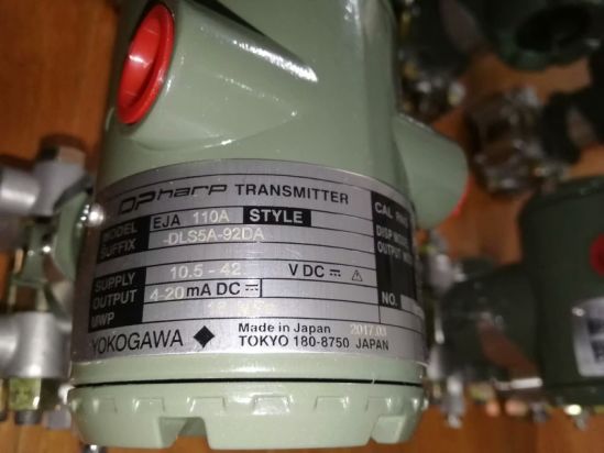 Yokogawa Pressure Transmitters Eja 110A