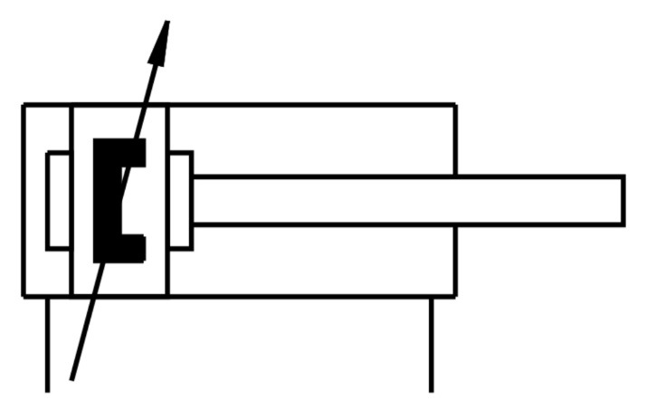 Festo Pneumatic Cylinder for Double Acting Original Hydraulic System