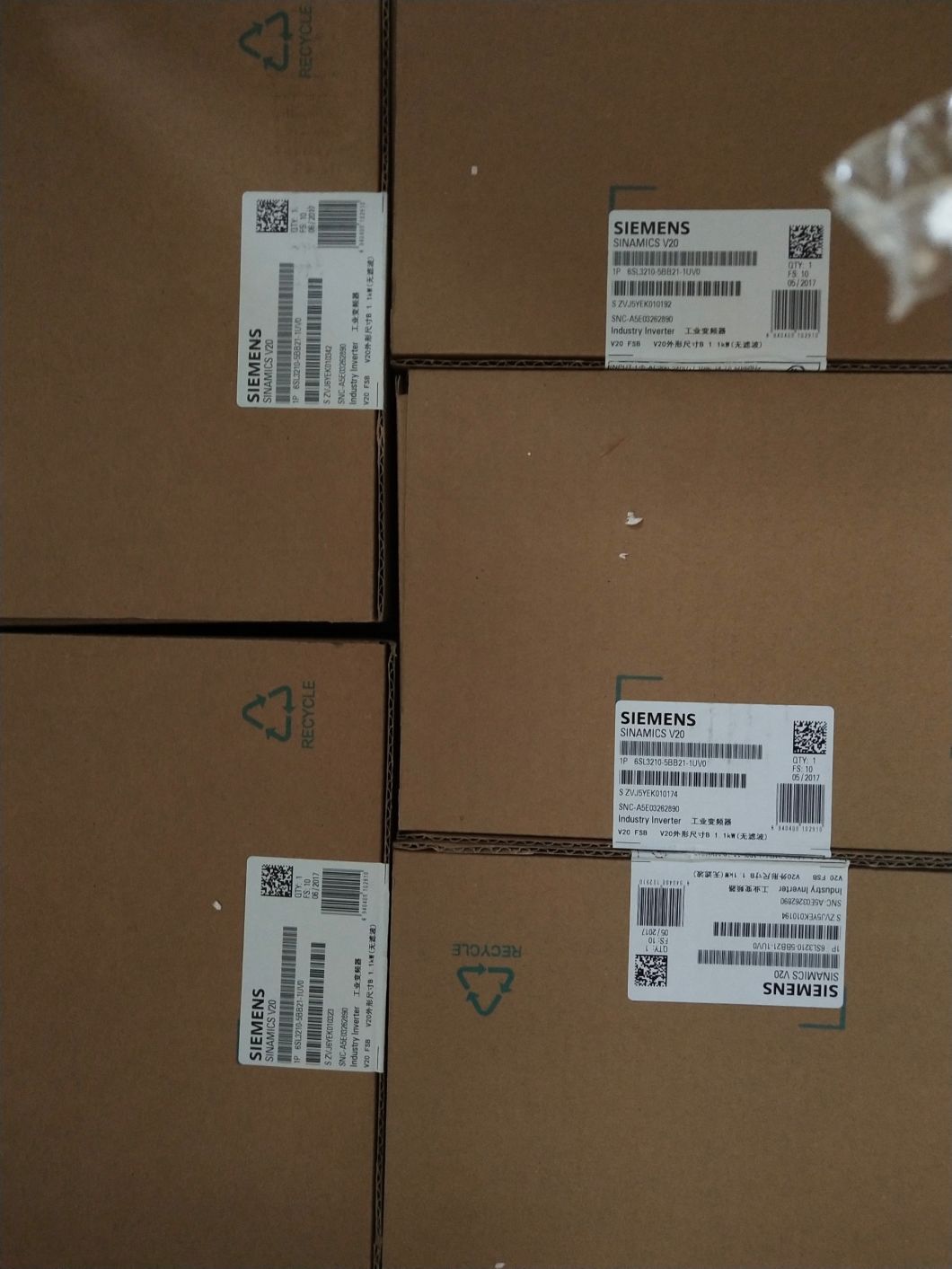 Siemens V20 Drive Model 6SL3210.