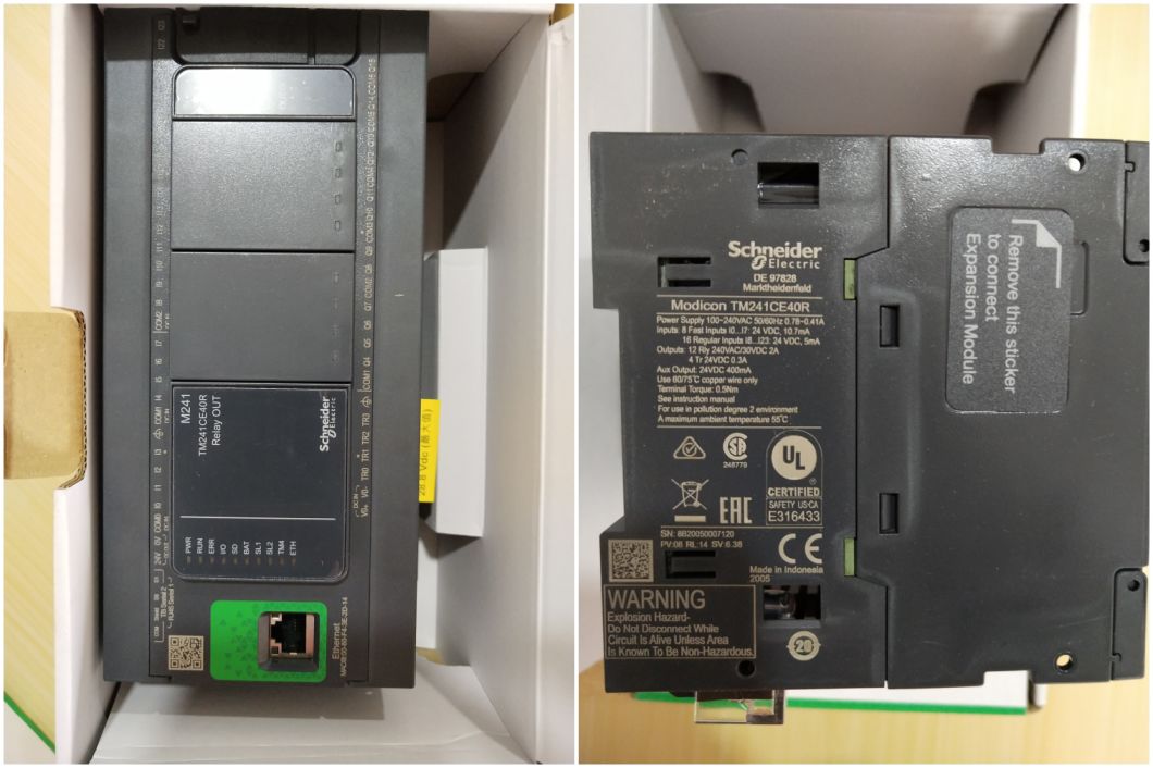 Schneider Controller M241 40 Io Relay Ethernet PLC Controller