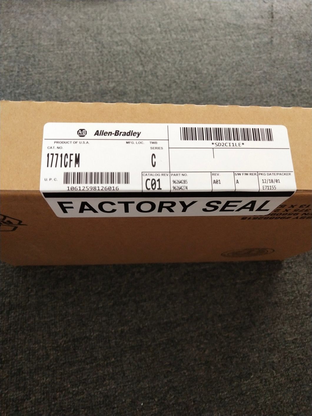 1771-Cfm Configurable Flowmeter Module by Allen Bradley